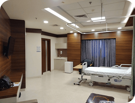 Hospital ward interior