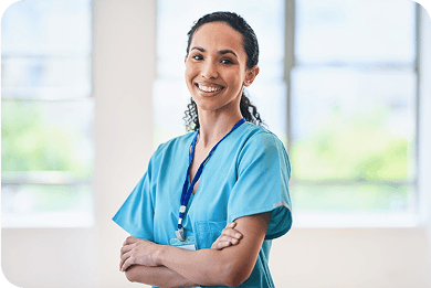 Smiling nurse